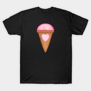 Love Heart Ice Cream T-Shirt